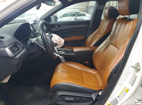 1HGCV1F33MA002008 2021 HONDA ACCORD White Widok wnętrza z przodu
