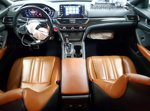 1HGCV1F33MA002008 2021 HONDA ACCORD White Widok deski rozdzielczej