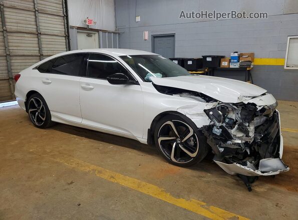 1HGCV1F33MA002008 2021 HONDA ACCORD White Przód prawy