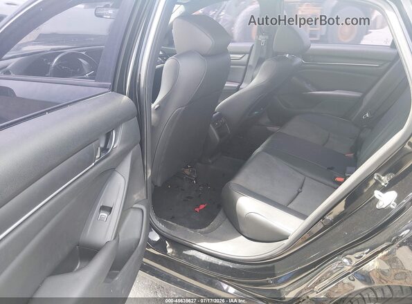 1HGCV1F33MA016247 2021 HONDA ACCORD Черный Вид салона спереди