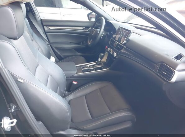 1HGCV1F33MA086573 2021 HONDA ACCORD Black Vista interior delantera