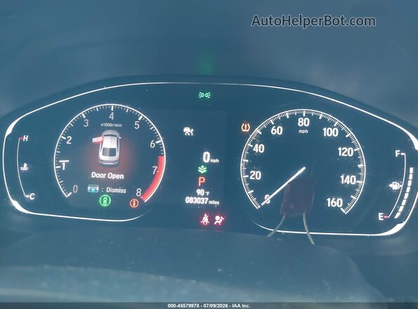 1HGCV1F33MA086573 2021 HONDA ACCORD Black Vista de los asientos traseros