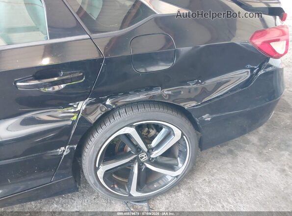 1HGCV1F33MA086573 2021 HONDA ACCORD Black Vista frontal