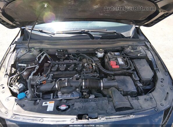 1HGCV1F33MA093393 2021 HONDA ACCORD Black Widok z tyłu