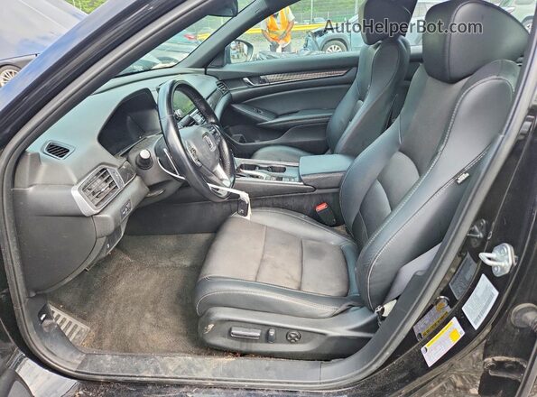 1HGCV1F33MA106823 2021 HONDA ACCORD Black Սալոնի դիմացի տեսք