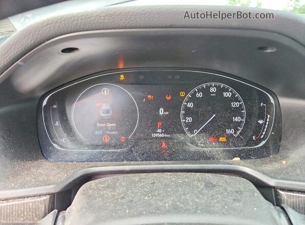1HGCV1F33MA106823 2021 HONDA ACCORD Black Սարքավորումների վահանակի տեսք