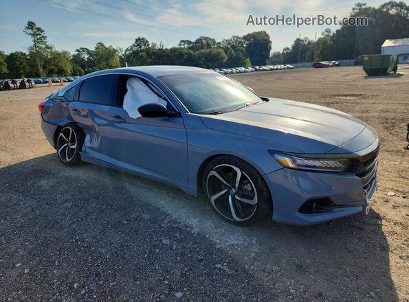 1HGCV1F33MA107728 2021 HONDA ACCORD Gray Առջևի աջ