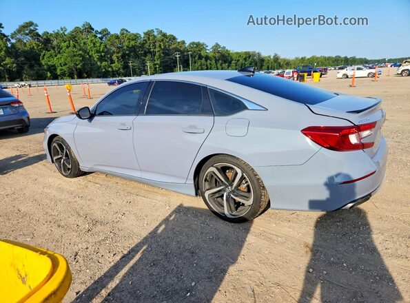 1HGCV1F33MA107728 2021 HONDA ACCORD Gray Հետևի ձախ