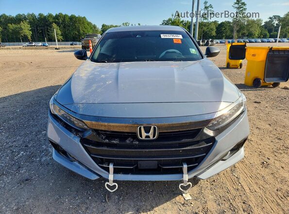 1HGCV1F33MA107728 2021 HONDA ACCORD Gray Դիմացի տեսք