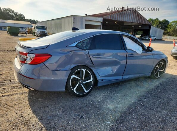 1HGCV1F33MA107728 2021 HONDA ACCORD Gray Հետևի աջ