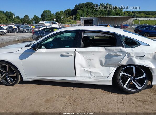 1HGCV1F33MA124416 2021 HONDA ACCORD White Vista interior de 360 grados