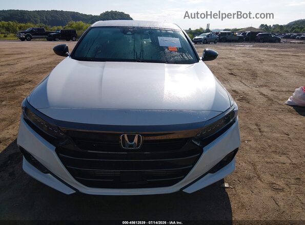 1HGCV1F33MA124416 2021 HONDA ACCORD White Vista del cuadro de instrumentos