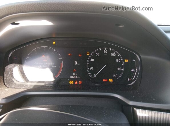1HGCV1F33MA124416 2021 HONDA ACCORD White Vista de los asientos traseros