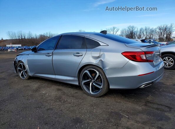 1HGCV1F33NA043983 2022 HONDA ACCORD Серебряный Задняя левая четверть