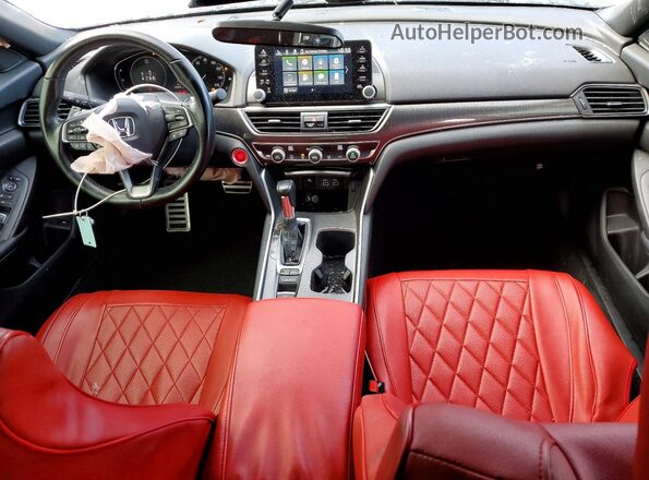 1HGCV1F33NA043983 2022 HONDA ACCORD Серебряный Вид панели приборов