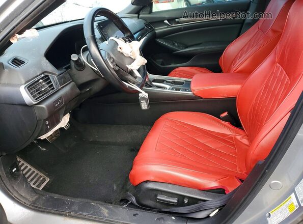 1HGCV1F33NA043983 2022 HONDA ACCORD Серебряный Вид салона спереди