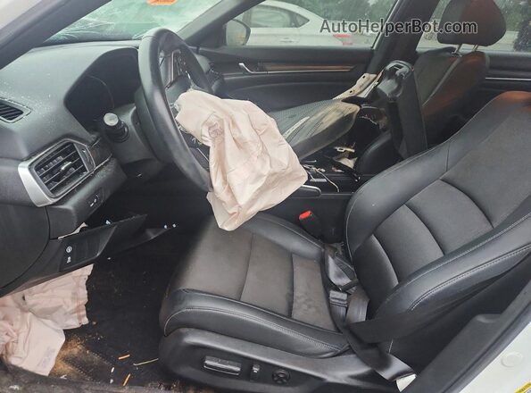 1HGCV1F33NA109996 2022 HONDA ACCORD White Vista interior delantera
