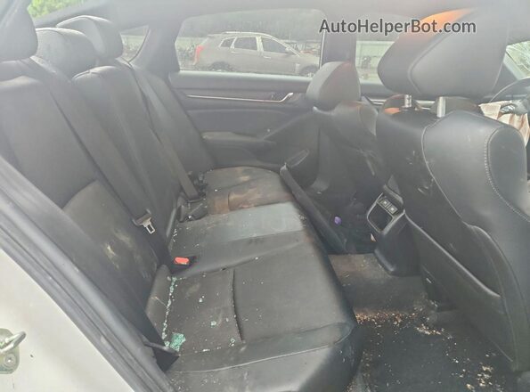 1HGCV1F33NA109996 2022 HONDA ACCORD White Vista de los asientos traseros