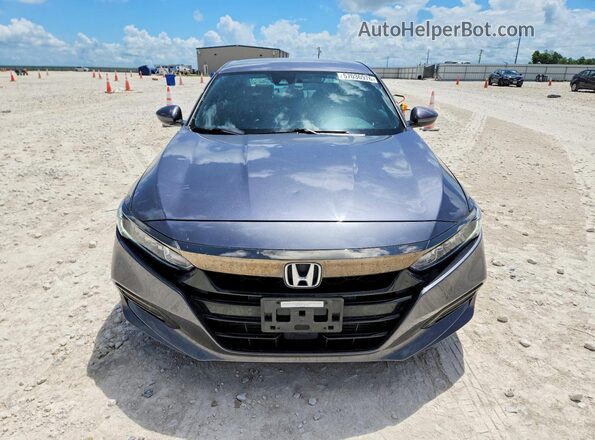 1HGCV1F34JA155721 2018 HONDA ACCORD Gray Vista frontal