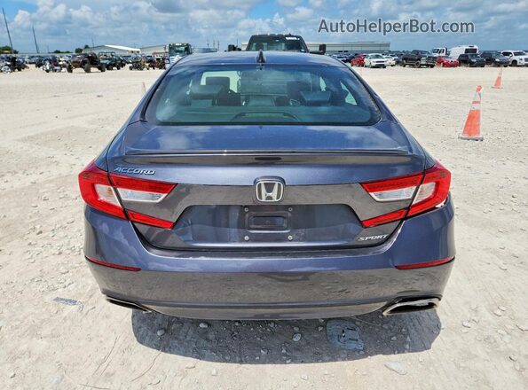 1HGCV1F34JA155721 2018 HONDA ACCORD Gray Vista trasera