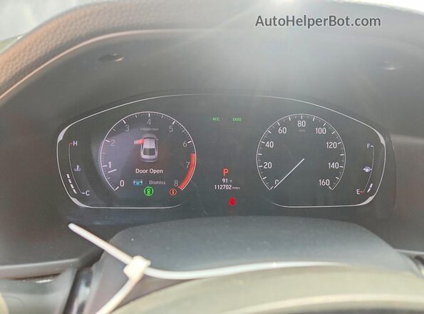 1HGCV1F34JA178982 2018 HONDA ACCORD Gray ხელსაწყოთა პანელის ხედი
