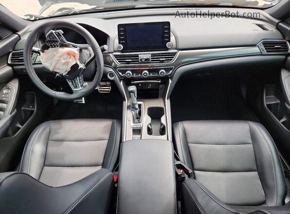 1HGCV1F34JA238730 2018 HONDA ACCORD Серебряный Вид панели приборов