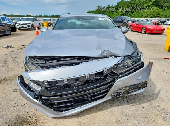 1HGCV1F34JA238730 2018 HONDA ACCORD Серебряный Вид спереди