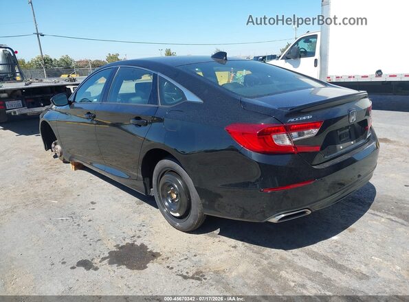 1HGCV1F34JA248898 2018 HONDA ACCORD Black უკანა მარცხენა