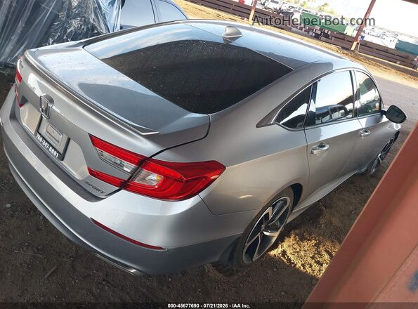 1HGCV1F34JA250960 2018 HONDA ACCORD Gray Հետևի աջ