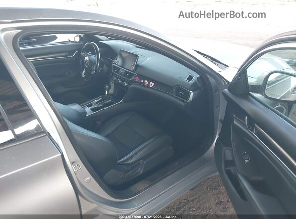 1HGCV1F34JA250960 2018 HONDA ACCORD Gray Սալոնի դիմացի տեսք