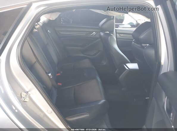 1HGCV1F34JA250960 2018 HONDA ACCORD Gray VIN կոդի պիտակի տեսք