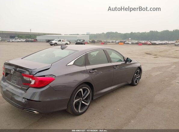 1HGCV1F34JA259464 2018 HONDA ACCORD Gray Tył prawy