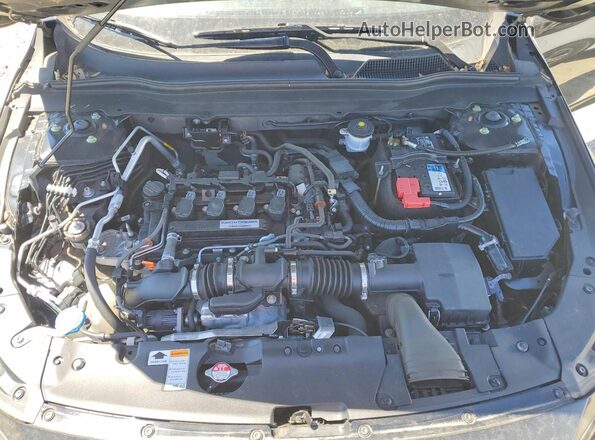 1HGCV1F34JA267757 2018 HONDA ACCORD Black Widok wnętrza z tyłu