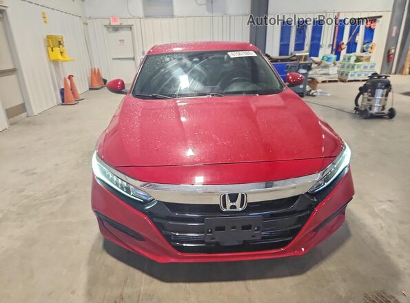 1HGCV1F34KA000619 2019 HONDA ACCORD Red Widok z przodu