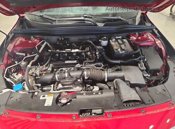 1HGCV1F34KA000619 2019 HONDA ACCORD Red Widok wnętrza z tyłu
