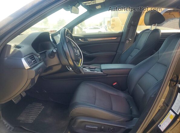 1HGCV1F34KA026881 2019 HONDA ACCORD Black Vista interior delantera