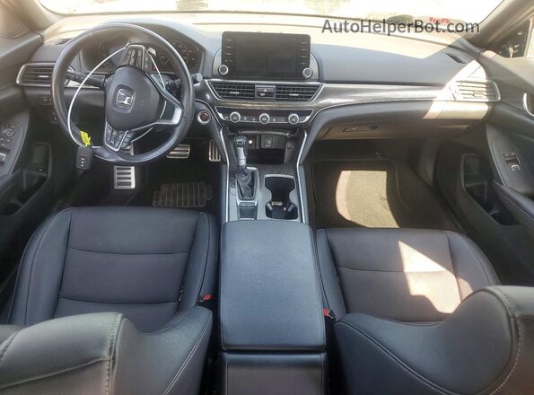 1HGCV1F34KA026881 2019 HONDA ACCORD Black Vista del salpicadero