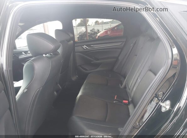 1HGCV1F34KA036357 2019 HONDA ACCORD Black VIN კოდის სტიკერის ხედი