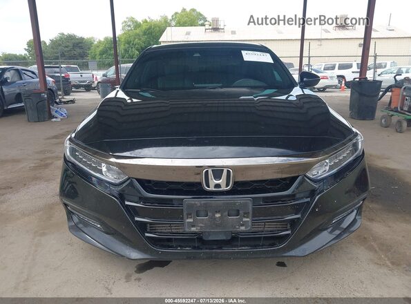 1HGCV1F34KA036357 2019 HONDA ACCORD Black ხელსაწყოთა პანელის ხედი
