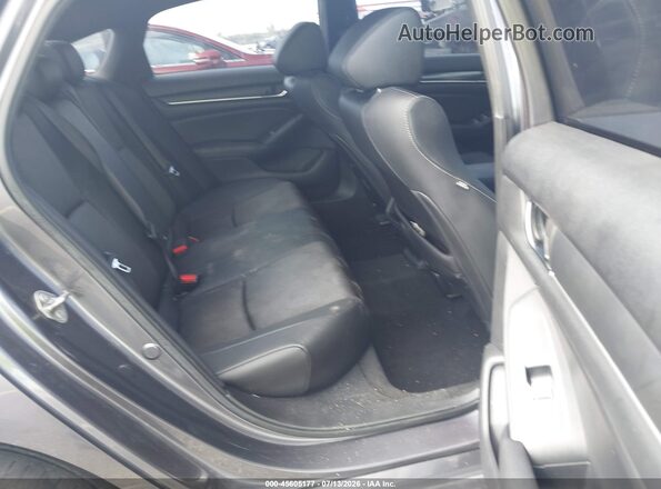 1HGCV1F34KA062344 2019 HONDA ACCORD Gray Widok naklejki z numerem VIN
