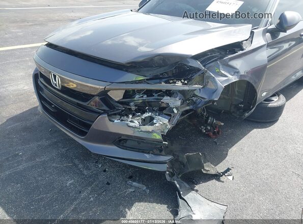 1HGCV1F34KA062344 2019 HONDA ACCORD Gray Widok z przodu