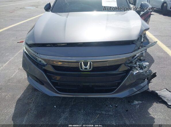 1HGCV1F34KA062344 2019 HONDA ACCORD Gray Widok zestawu wskaźników