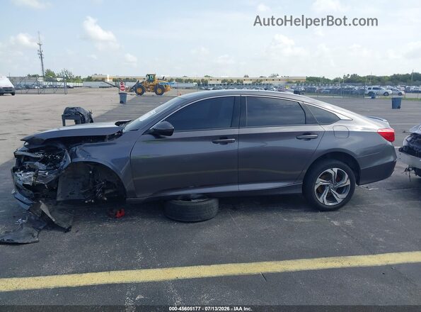 1HGCV1F34KA062344 2019 HONDA ACCORD Gray Widok wnętrza 360 stopni