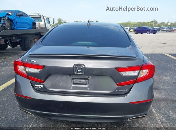 1HGCV1F34KA062344 2019 HONDA ACCORD Gray 