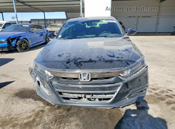 1HGCV1F34KA070671 2019 HONDA ACCORD Black Vista frontal