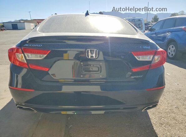 1HGCV1F34KA070671 2019 HONDA ACCORD Black Vista trasera