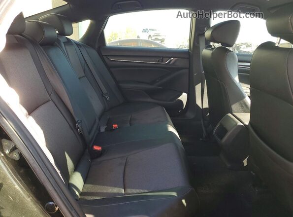 1HGCV1F34KA070671 2019 HONDA ACCORD Black Vista de los asientos traseros
