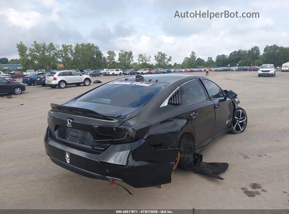 1HGCV1F34KA085378 2019 HONDA ACCORD Black Rear right