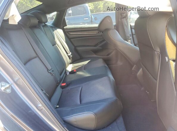 1HGCV1F34KA097465 2019 HONDA ACCORD Gray Հետևի նստատեղերի տեսք