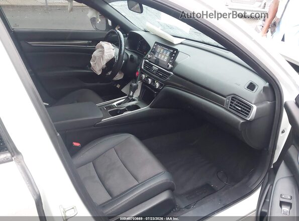 1HGCV1F34LA023173 2020 HONDA ACCORD White Widok wnętrza z przodu
